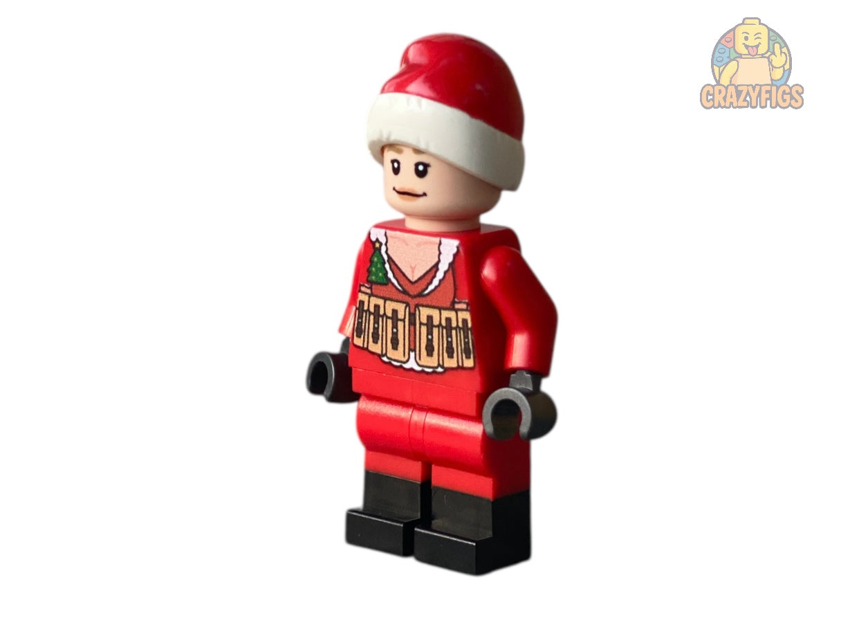 Sexy Weihnachtsfrau Bausteinfigur