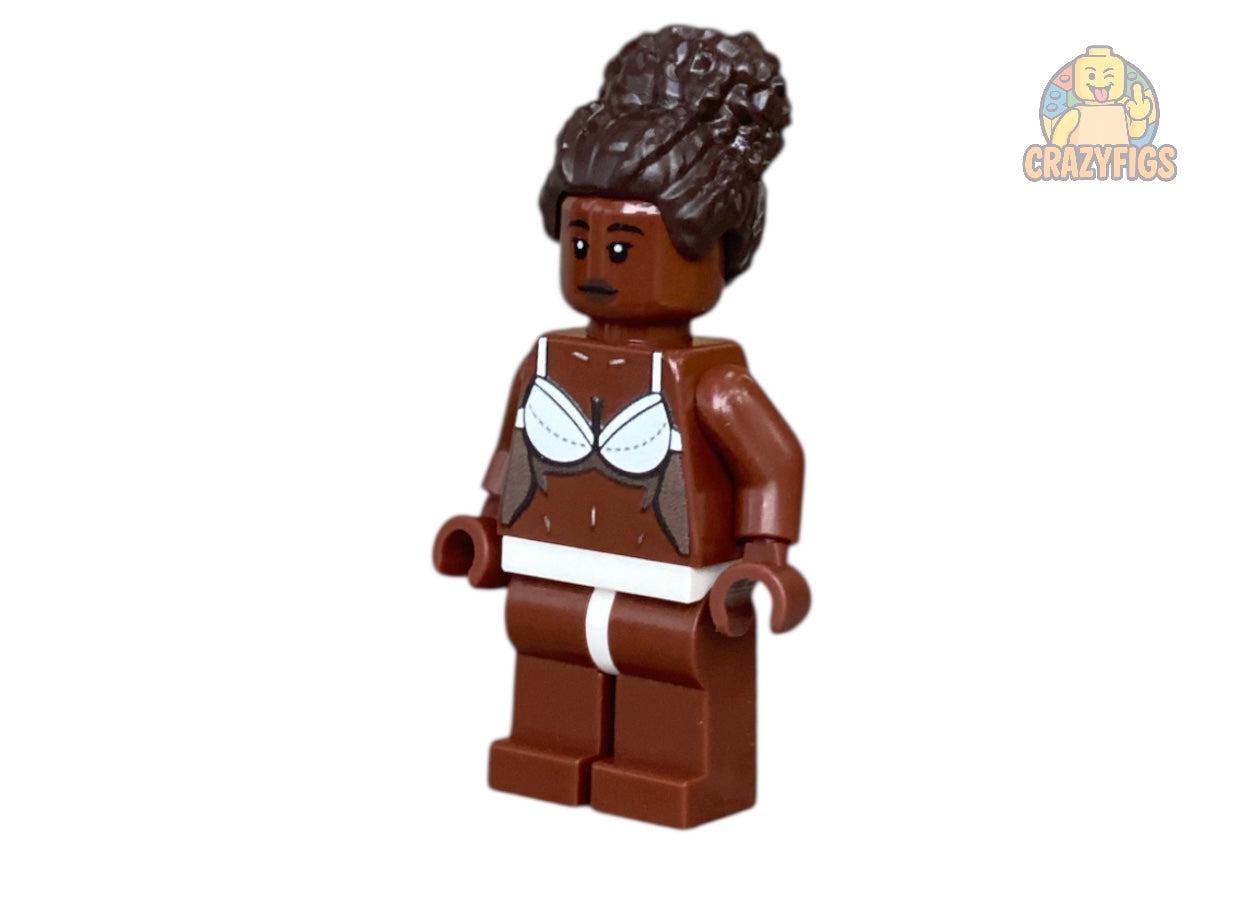 Sexy Bausteinfigur in Unterwäsche