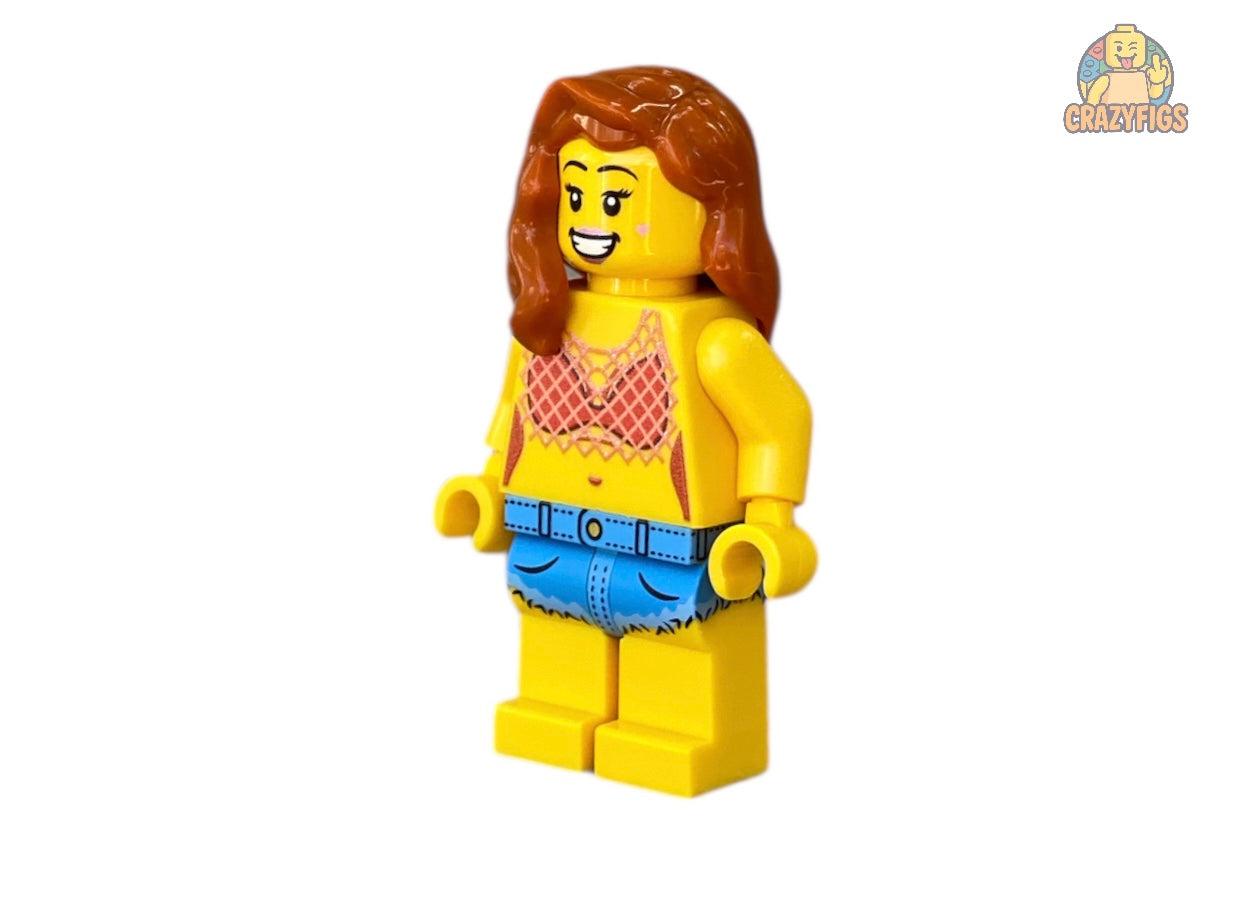 Sexy Spring Break Bausteinfigur in Hotpants