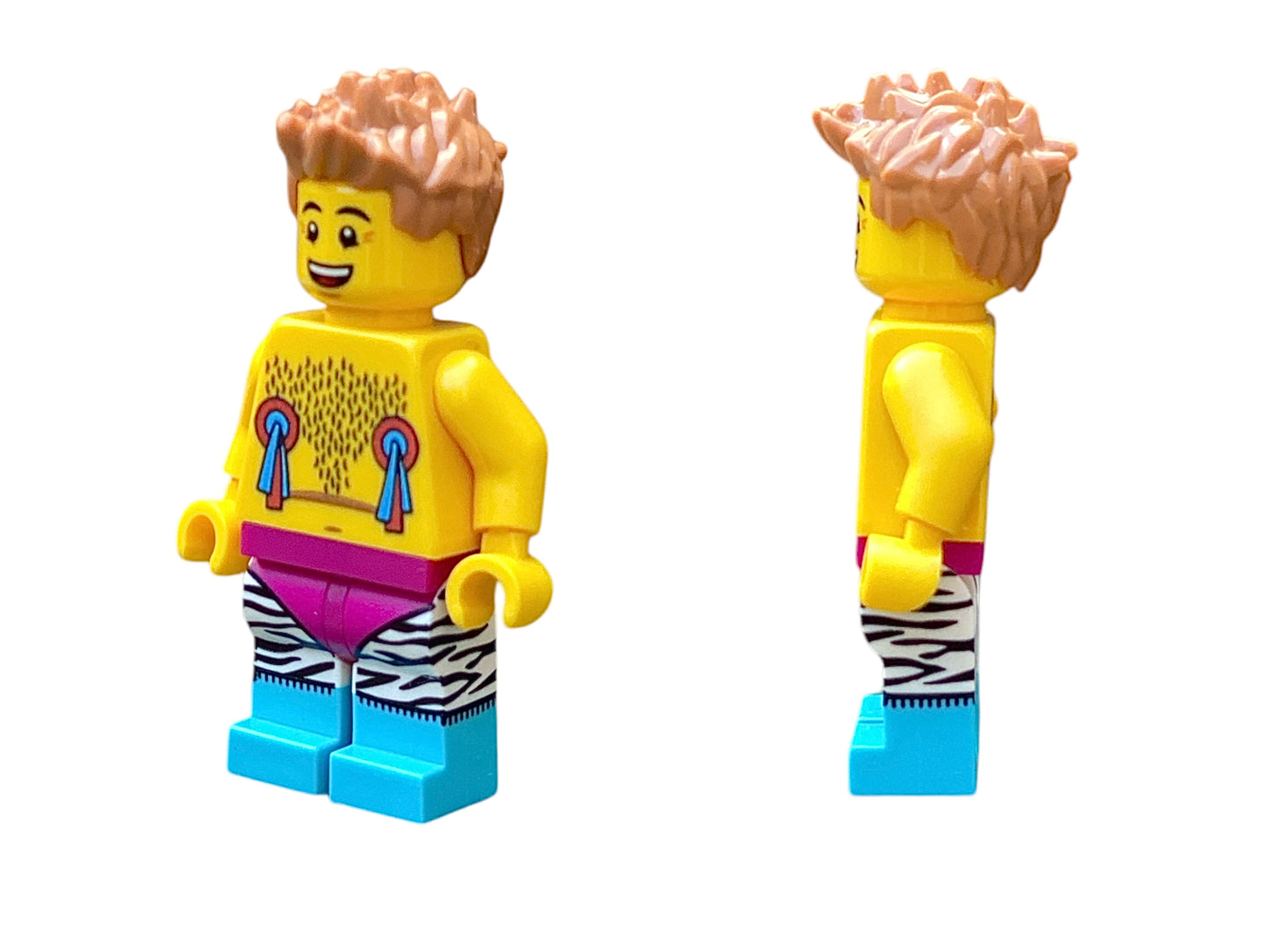 Nackte Bausteinfigur mit Nippelbommel