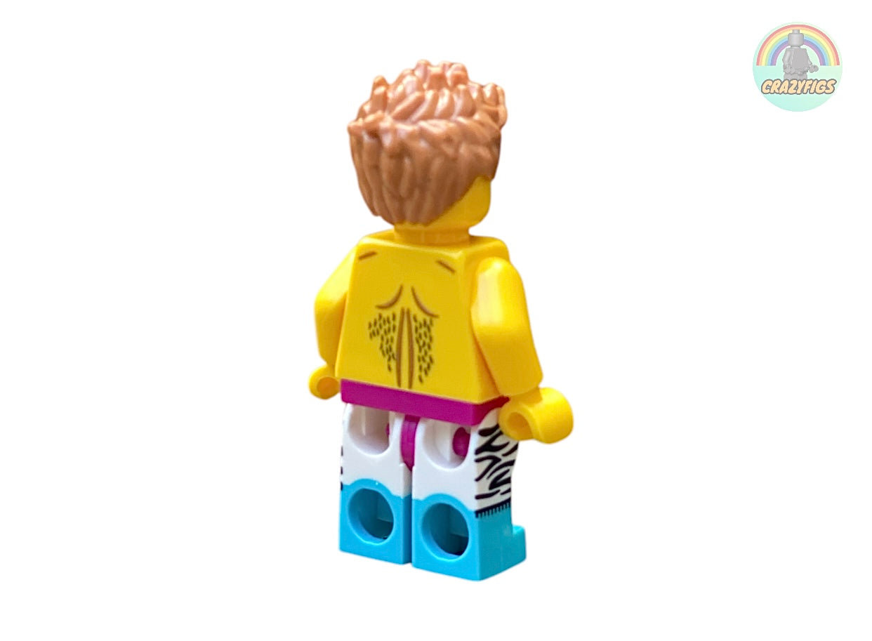 Nackte Bausteinfigur mit Nippelbommel