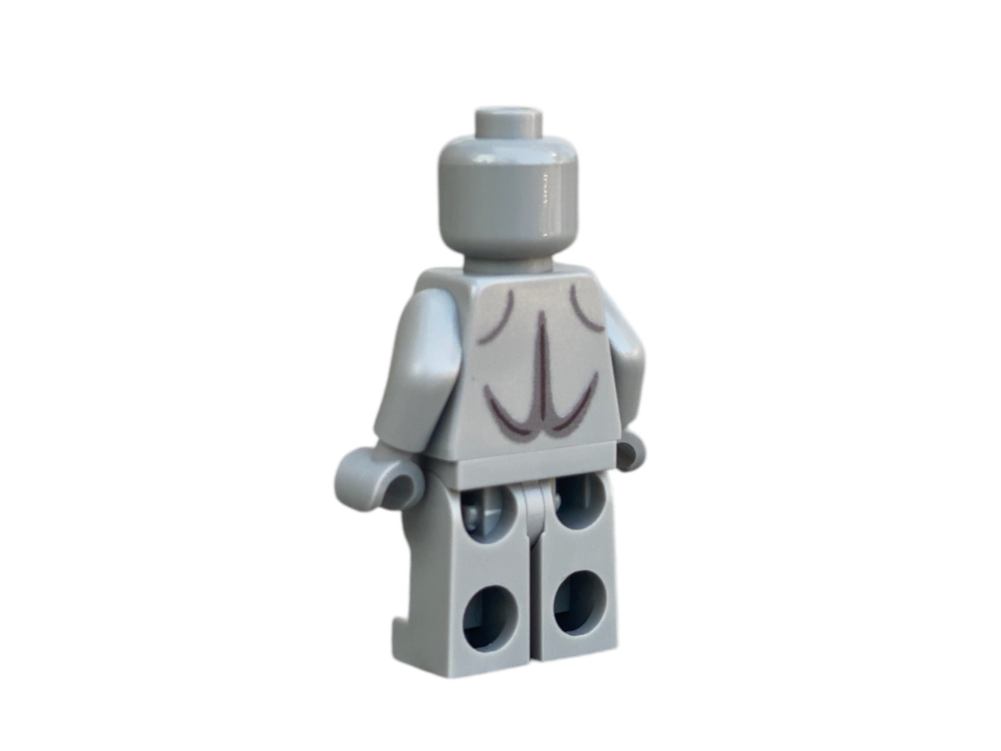 Graues Alien Bausteinfigur