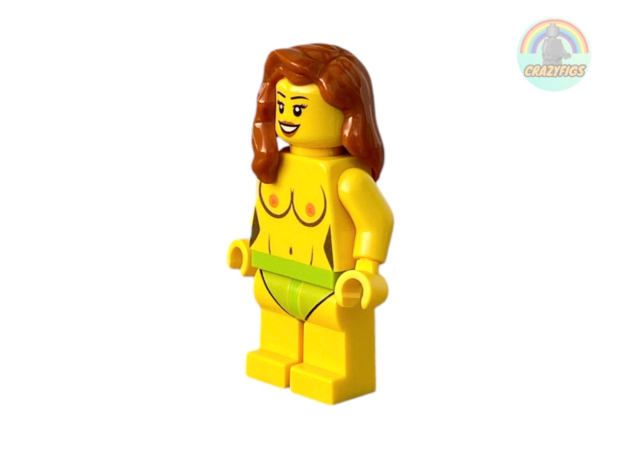 Nackte Bausteinfigur mit Brüsten - B-Ware
