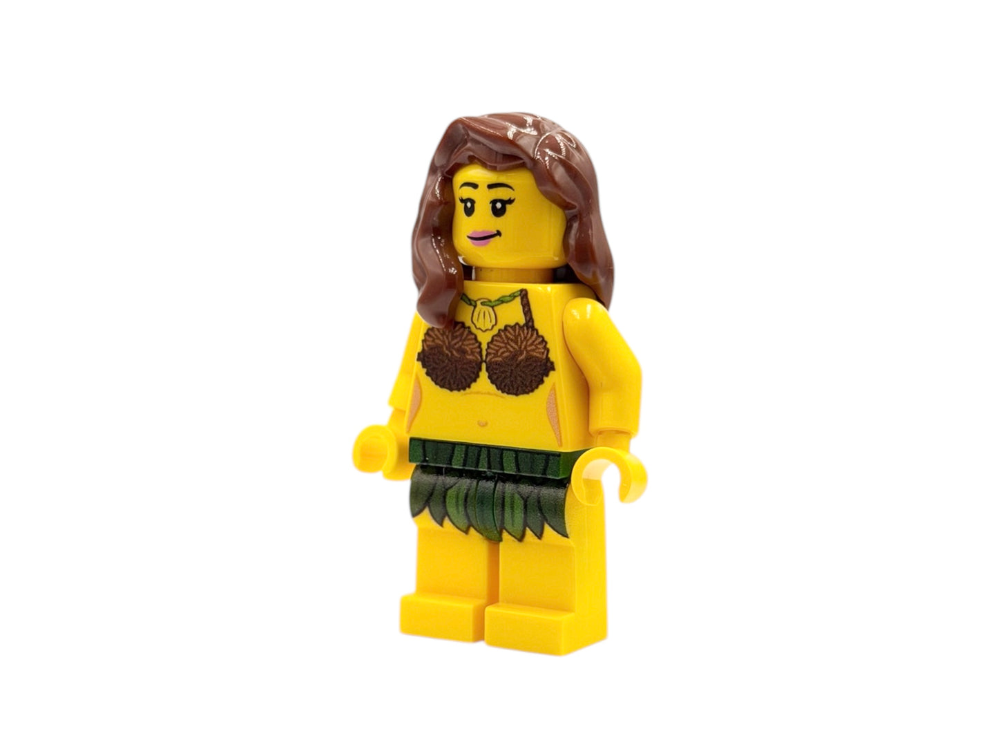 Hula Tänzerin Hawaii Stil Bausteinfigur - bright yellow