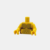 Haariger männlicher Baustein Torso - bright yellow