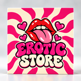 Erotic Store - 5 x 5 Bausteinplatte