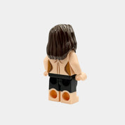 Nackte Bausteinfigur mit Brüsten - light nougat