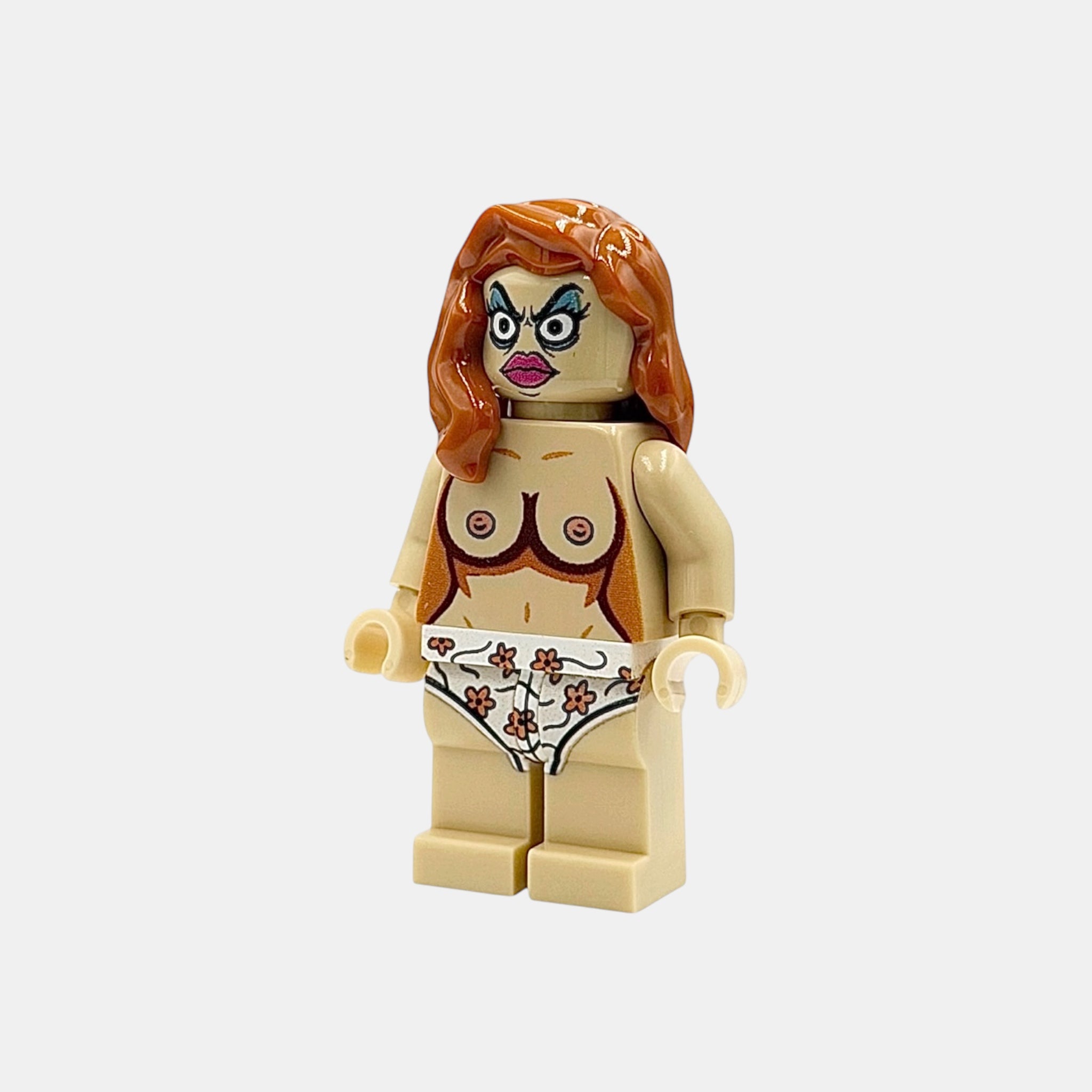 Sexy Redhead Diva Bausteinfigur