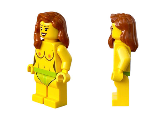 Nackte Bausteinfigur mit Brüsten - B-Ware