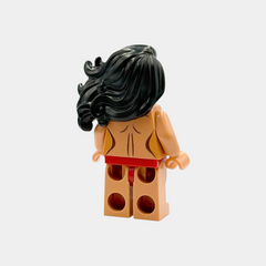 Nackte Bausteinfigur mit Brüsten - nougat