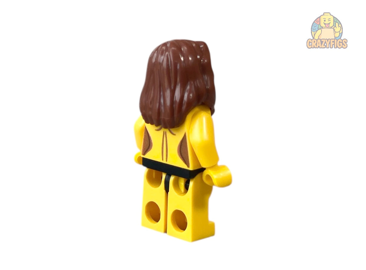 Nackte Bausteinfigur mit Brüsten