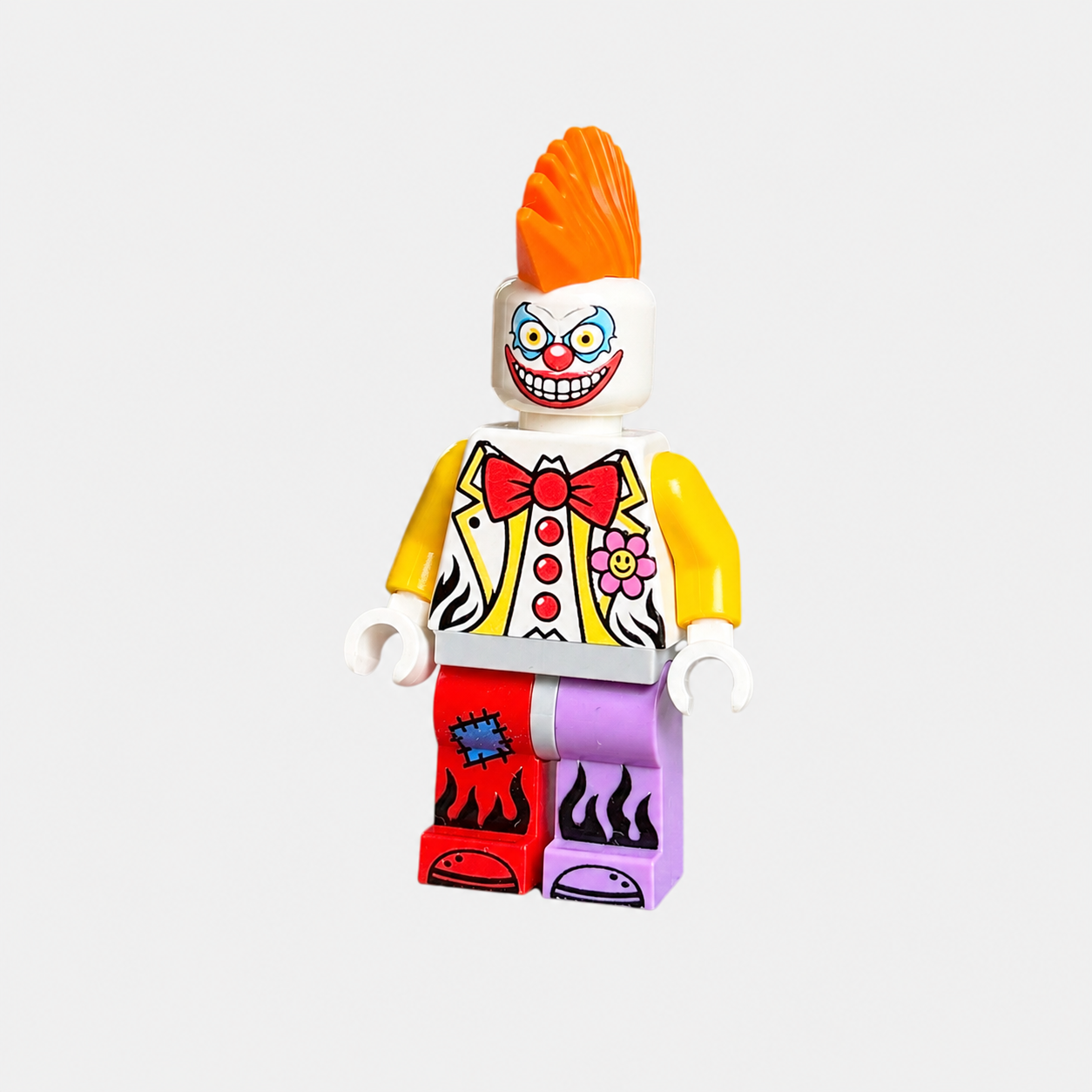 Gruseliger Clown Bausteinfigur