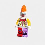 Gruseliger Clown Bausteinfigur