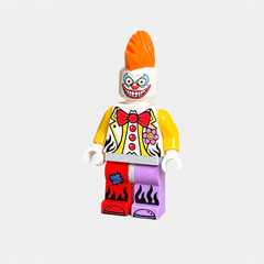 Gruseliger Clown Bausteinfigur