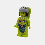 Space-Club Tänzerin Bausteinfigur - lime