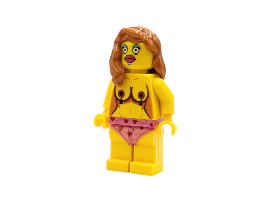 Glam Diva mit Dessous - bright yellow