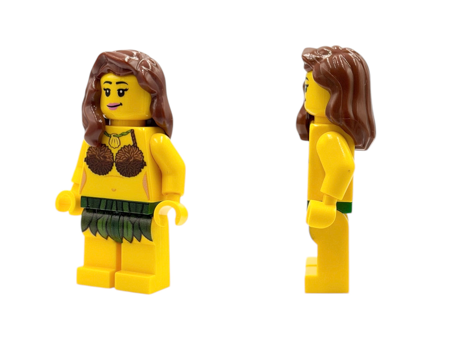 Hula Tänzerin Hawaii Stil Bausteinfigur - bright yellow