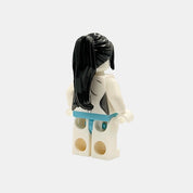 Weißer Zombie Bausteinfigur