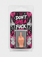 Mittelfinger Scherzartikel - pink