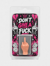 Mittelfinger Scherzartikel - pink