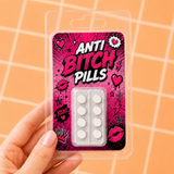 Anti Bitch Pillen Scherzartikel - mit Blisterverpackung