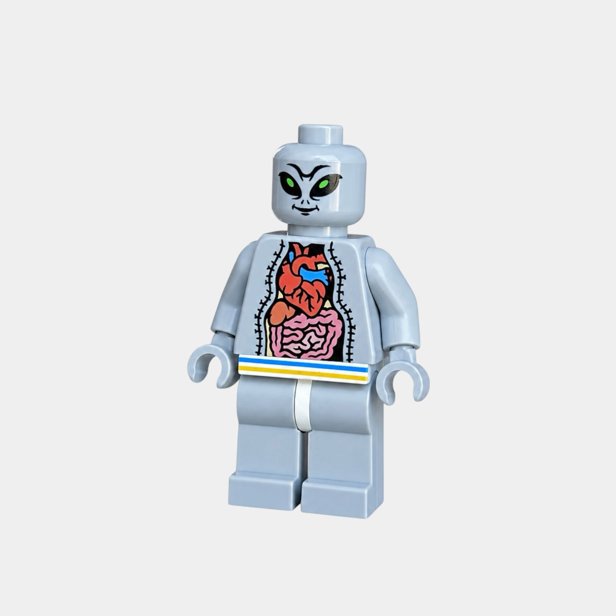 Alien Autopsie Bausteinfigur