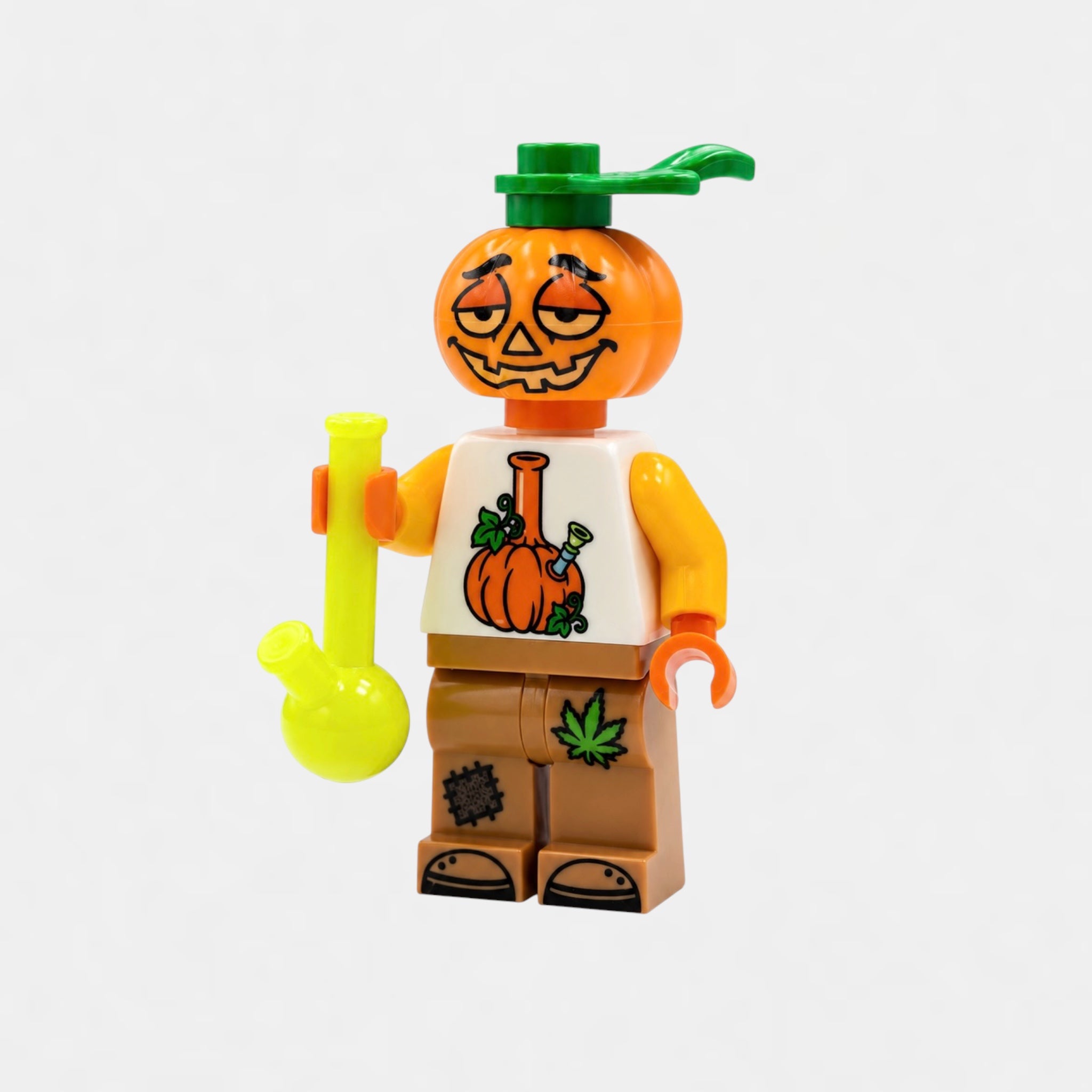 Stoned Pumpkin Bausteinfigur mit zufälliger Pfeife