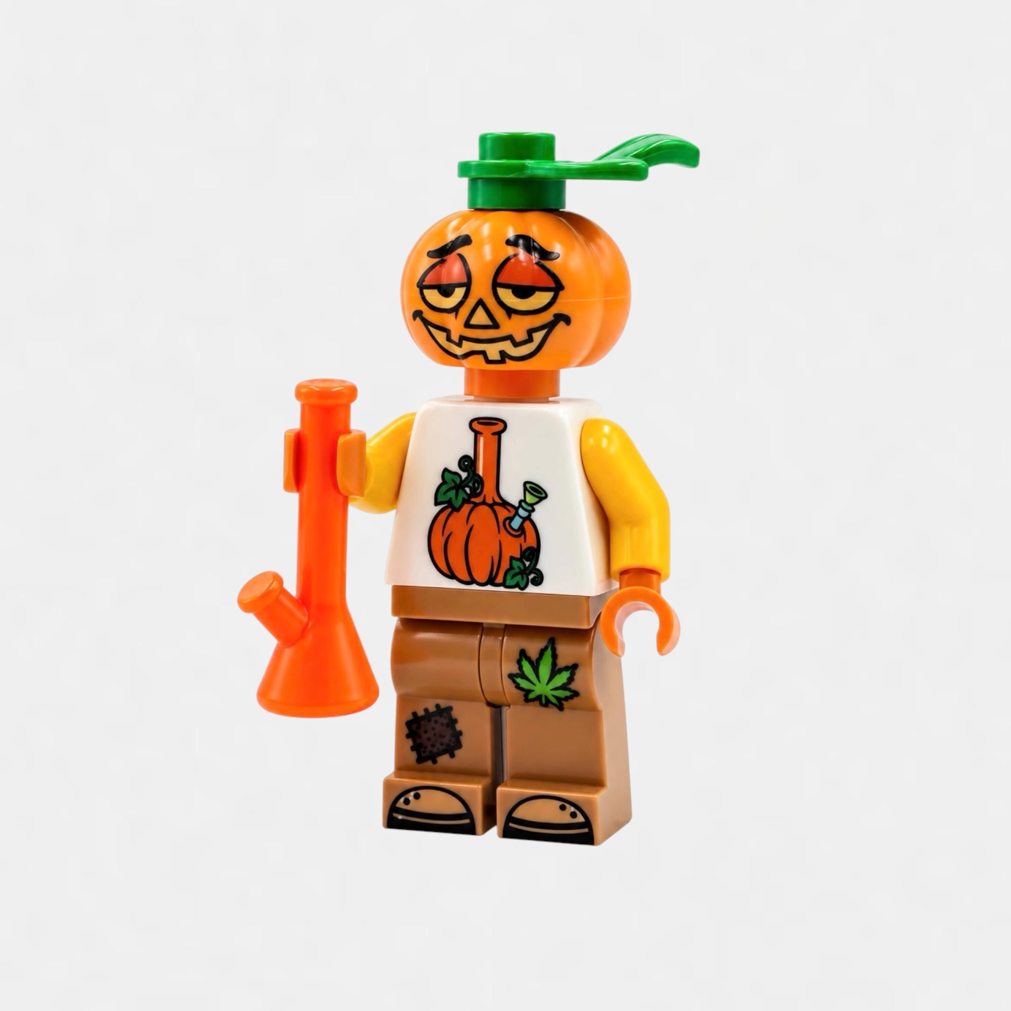 Stoned Pumpkin Bausteinfigur mit zufälliger Pfeife