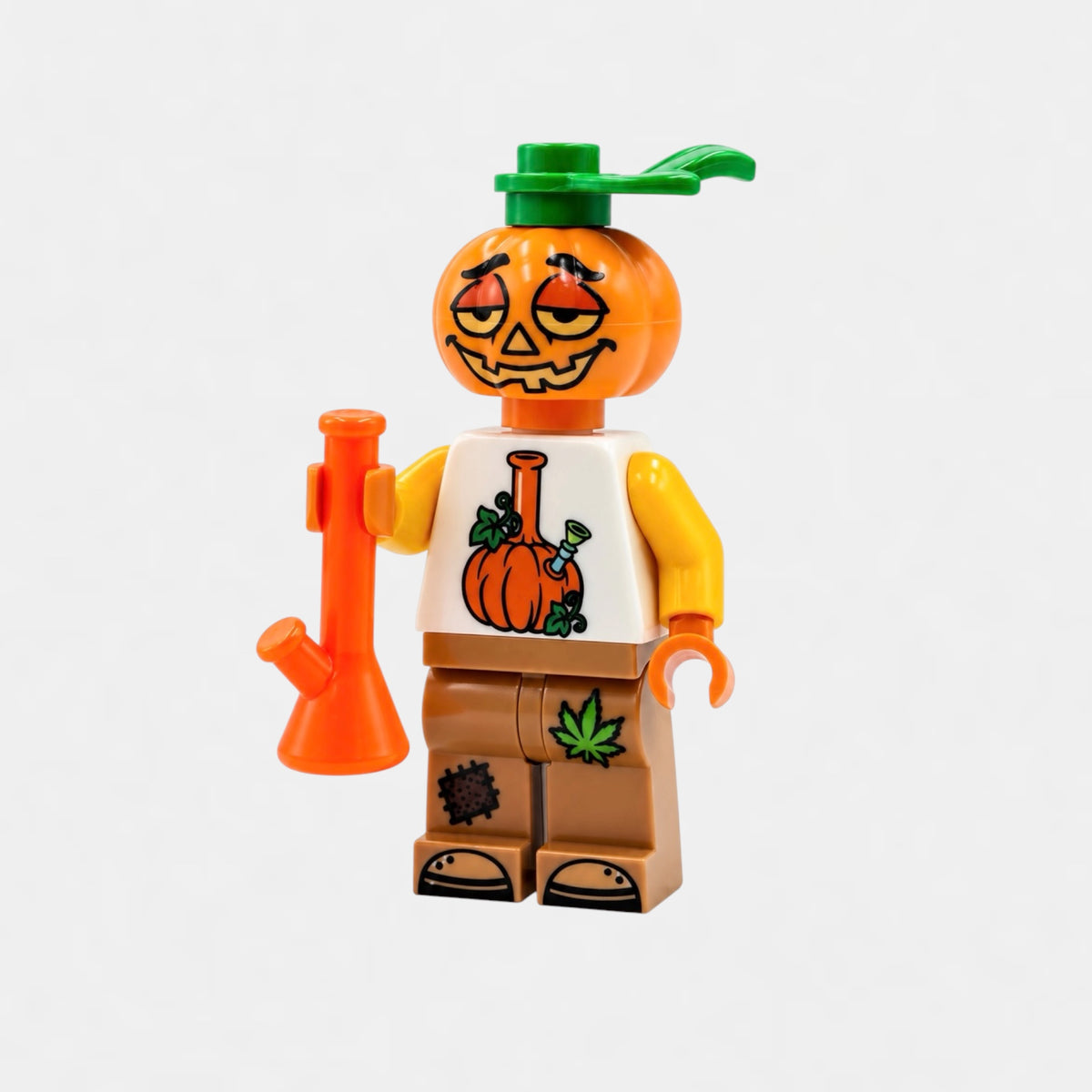 Stoned Pumpkin Bausteinfigur mit zufälliger Pfeife