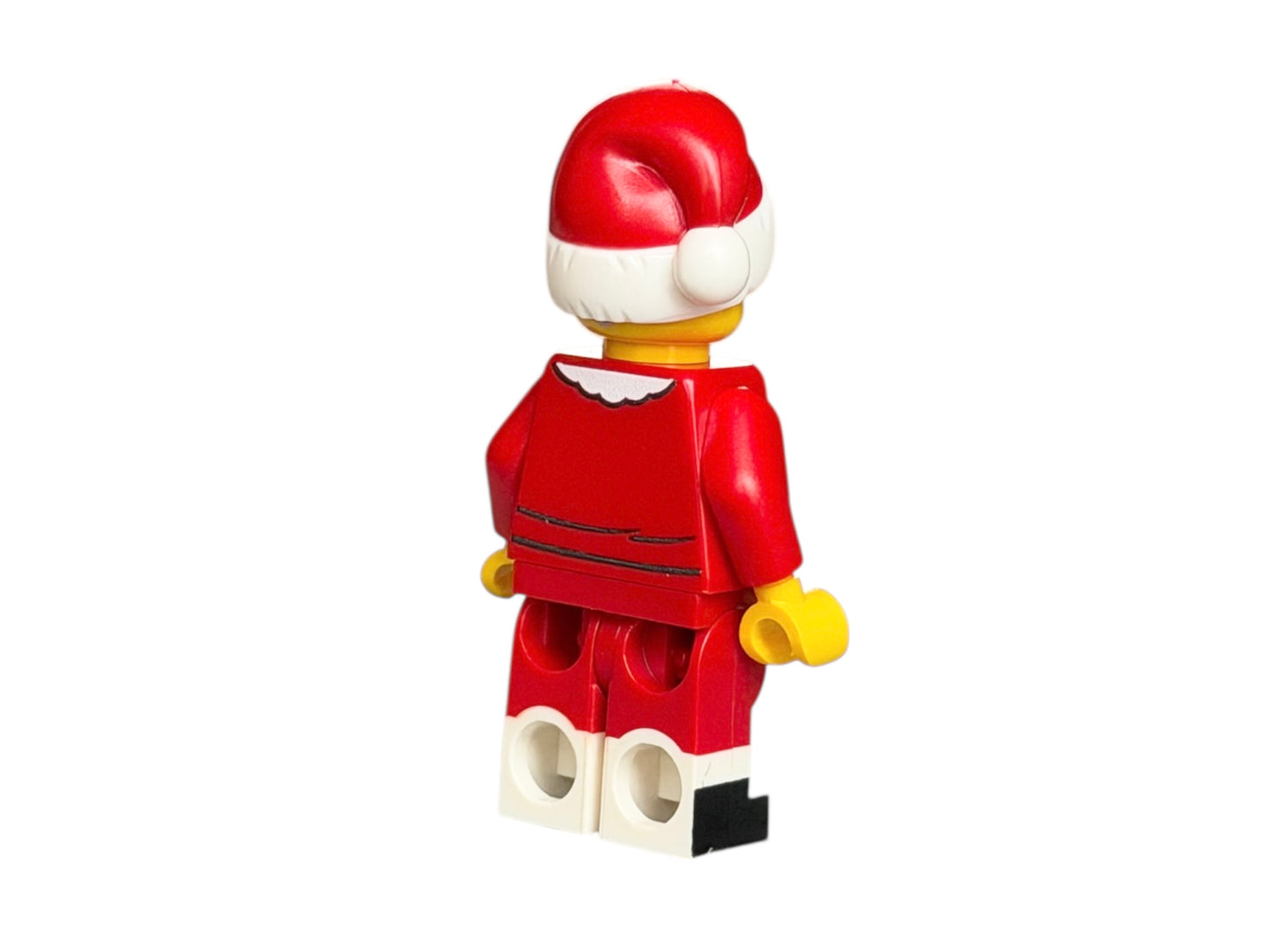 Sexy Weihnachtsfrau Bausteinfigur - gelb