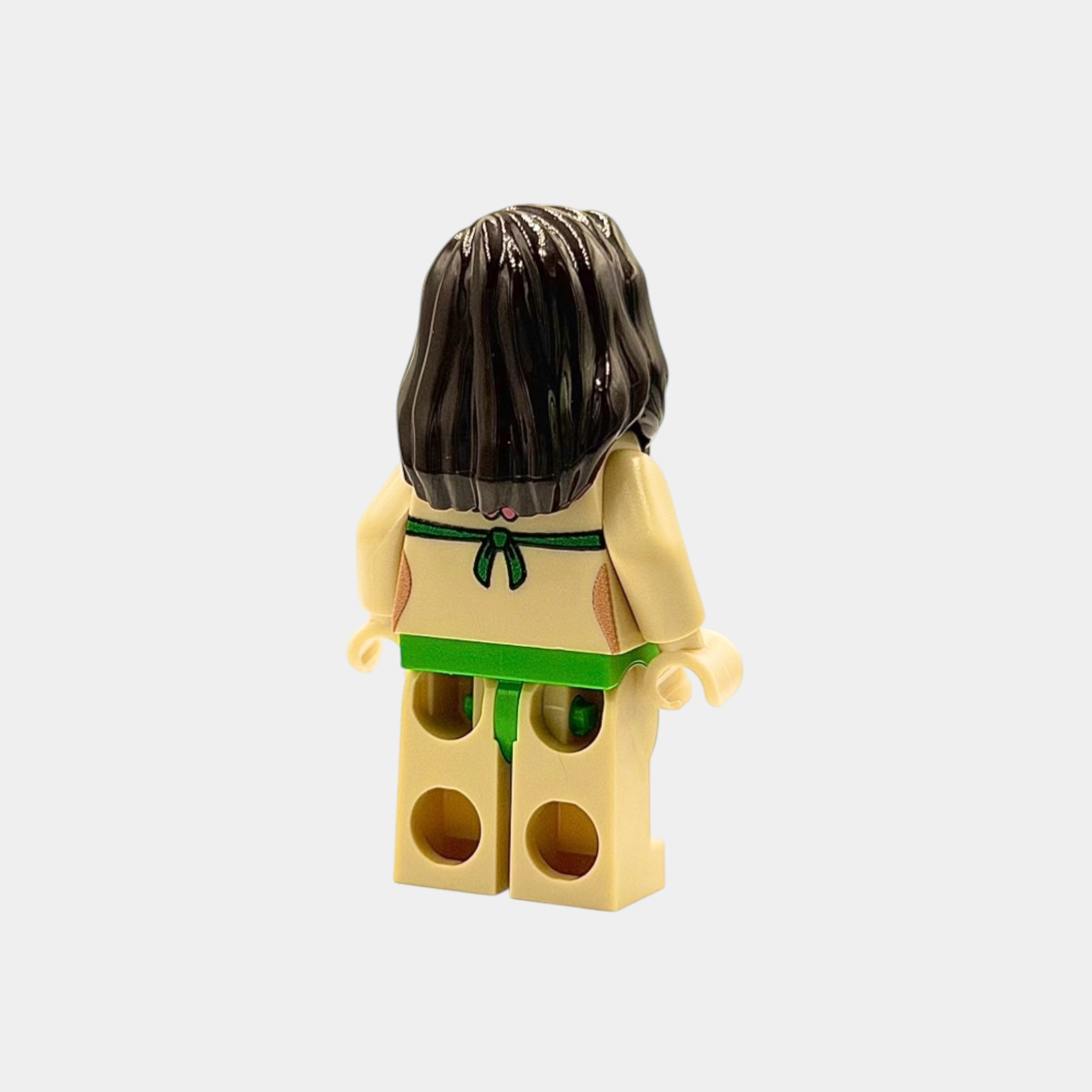 Hula Tänzerin Hawaii Stil Bausteinfigur - brick yellow