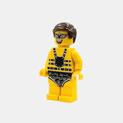 Showboy im Lederlook Bausteinfigur