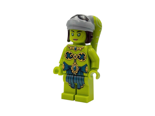 Space-Club Tänzerin Bausteinfigur - lime
