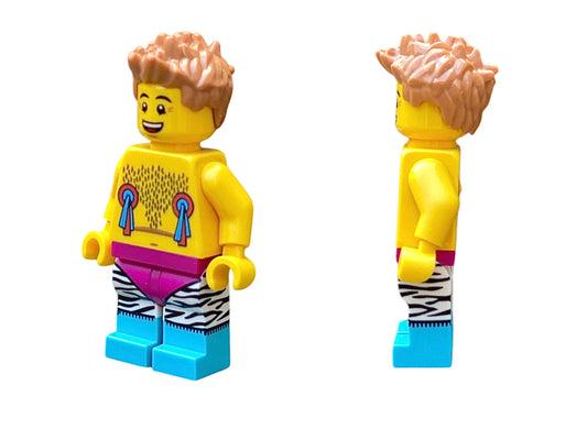 Nackte Bausteinfigur mit Nippelbommel