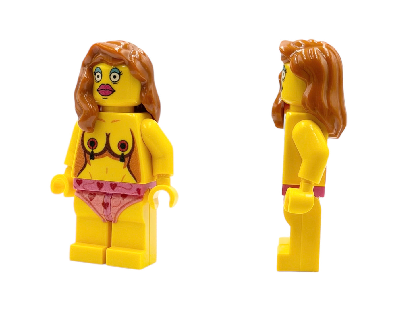 Glam Diva mit Dessous - bright yellow