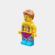 Nackte Bausteinfigur mit Nippelbommel