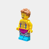 Nackte Bausteinfigur mit Nippelbommel