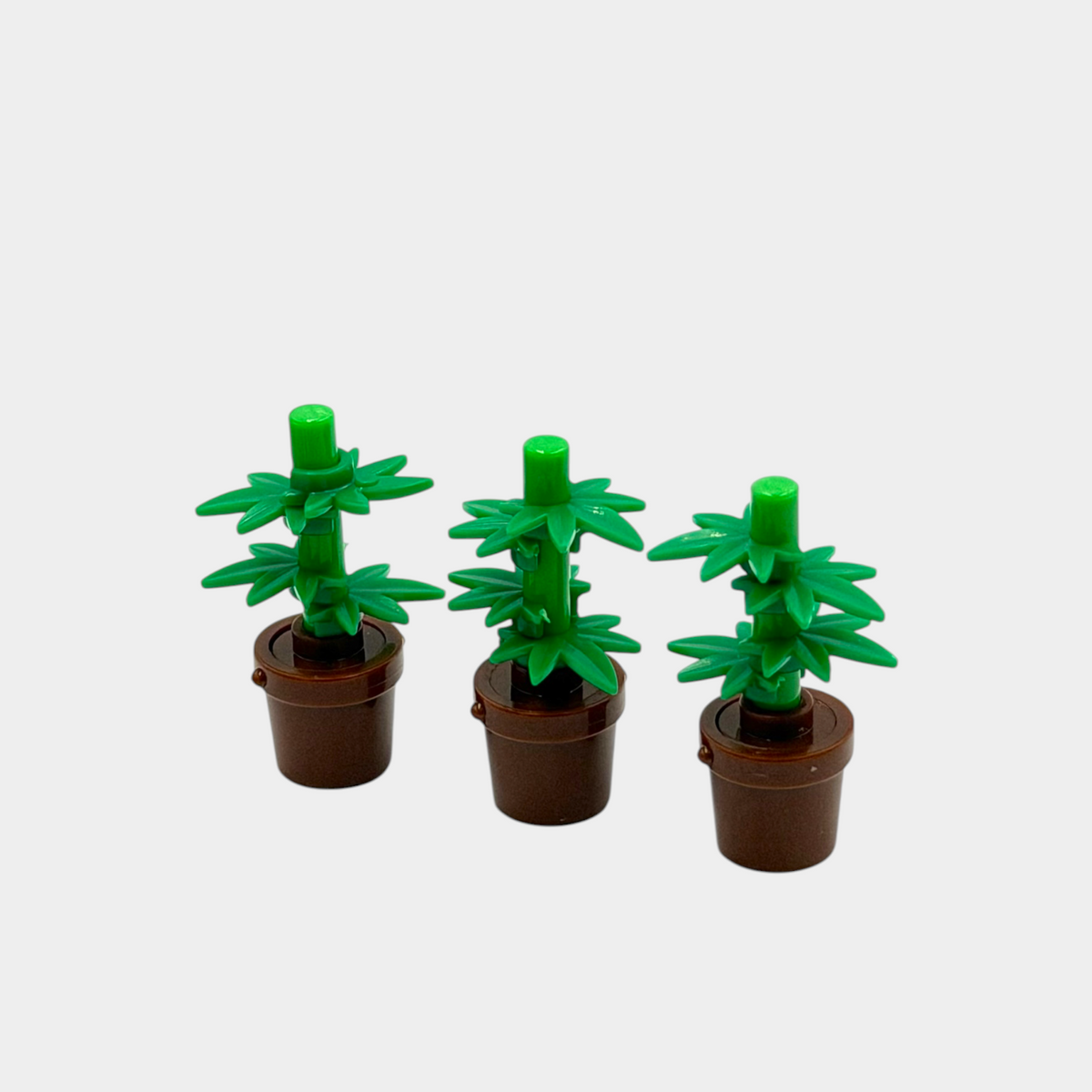 Fake Cannabis Baustein Pflanze - 3er Set