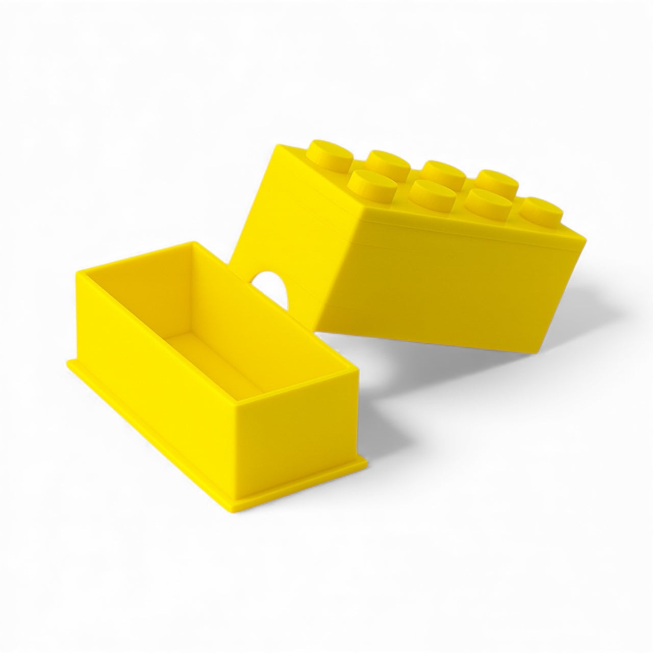 Aufbewahrungsdose im Klemmbaustein-Design