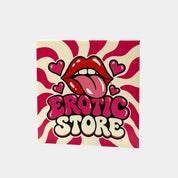 Erotic Store - 5 x 5 Bausteinplatte