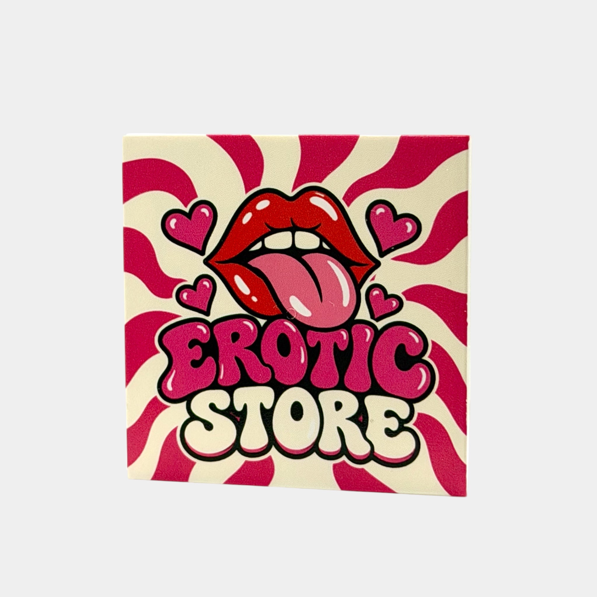 Erotic Store - 5 x 5 Bausteinplatte