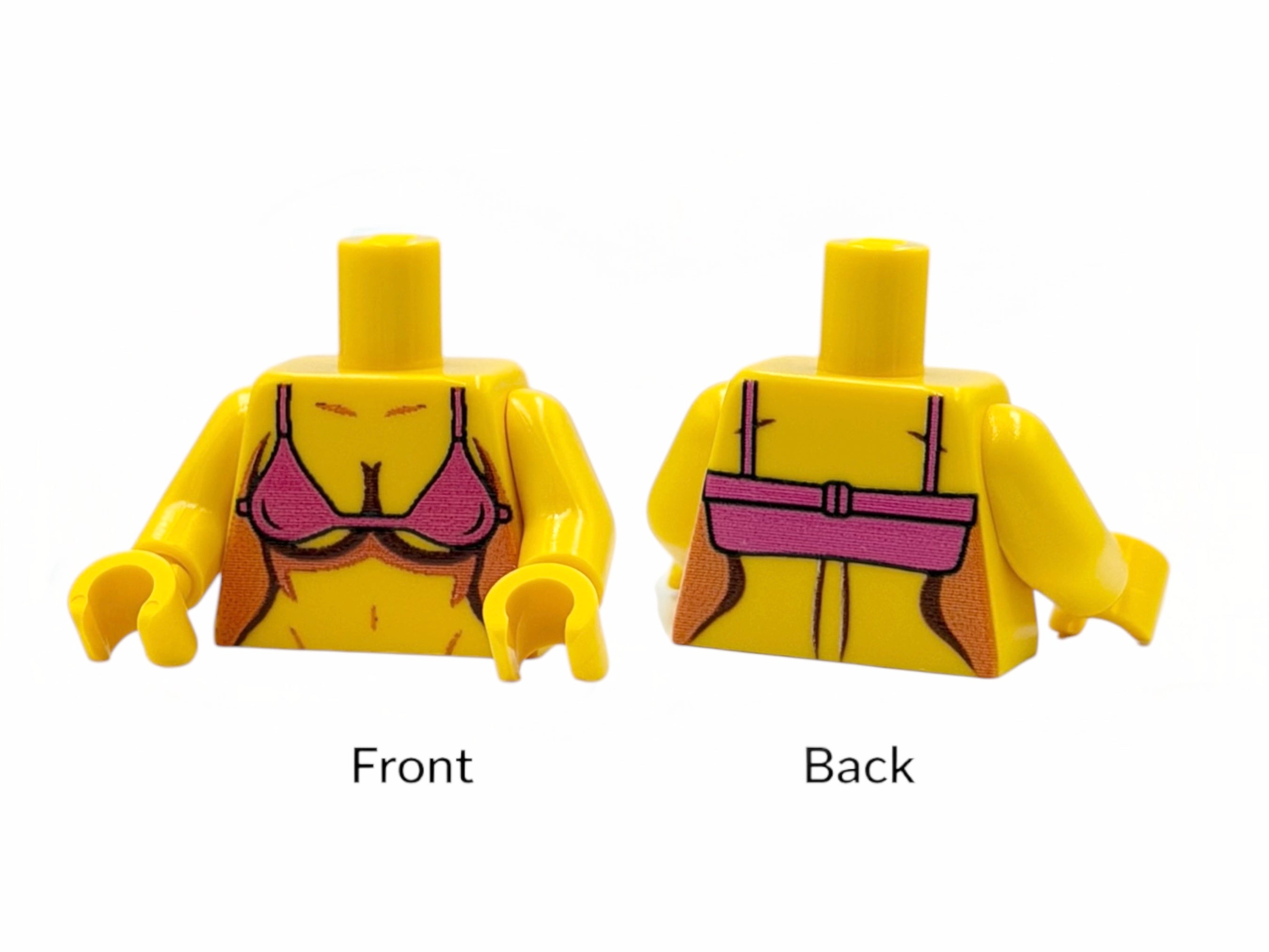 Rosa BH Baustein Torso - bright yellow