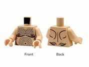 Haariger männlicher Baustein Torso - light nougat