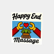 Happy End Massage - 5 x 5 Bausteinplatte
