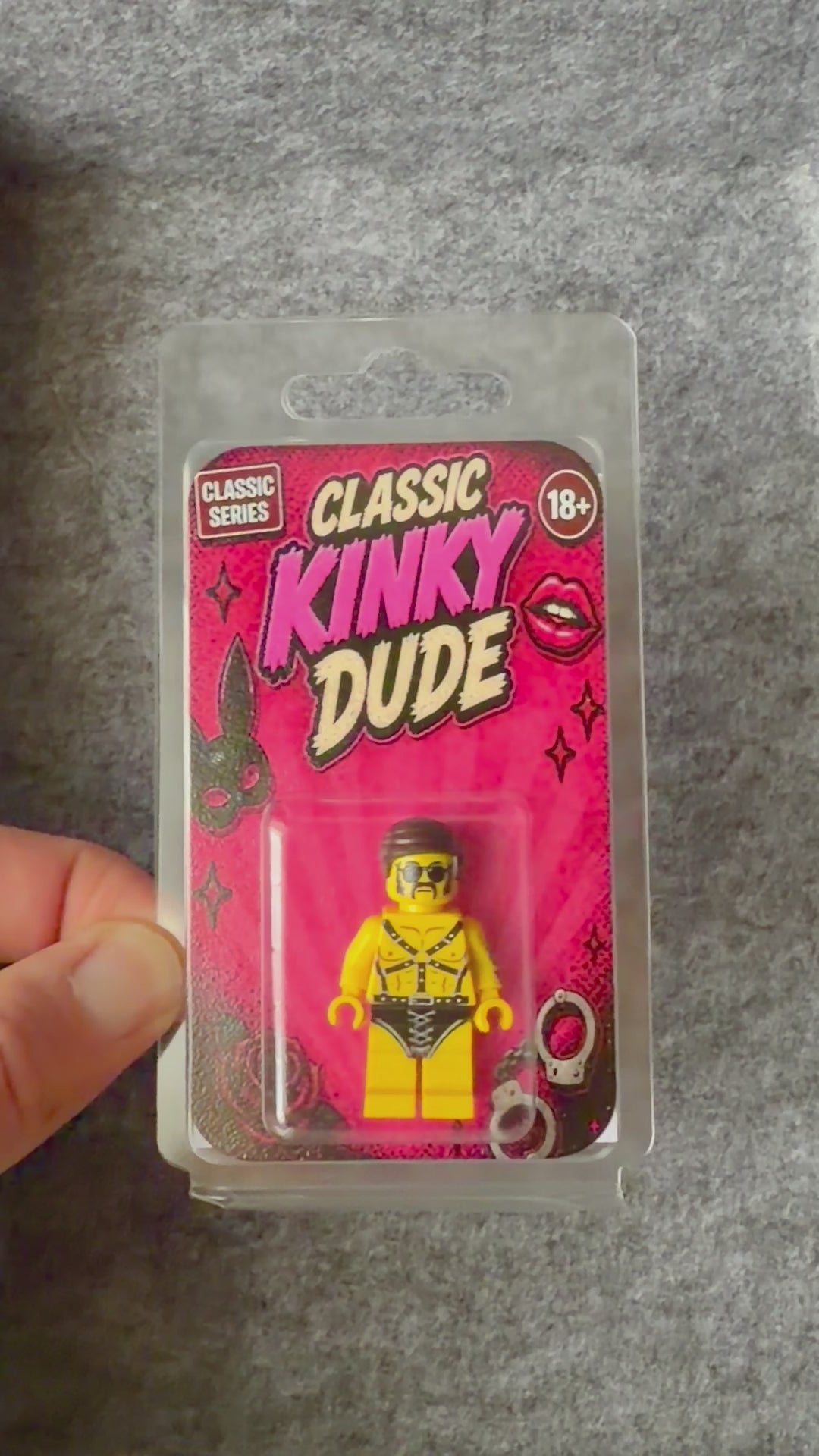 Kinky Dude - Bausteinfigur in Blisterverpackung