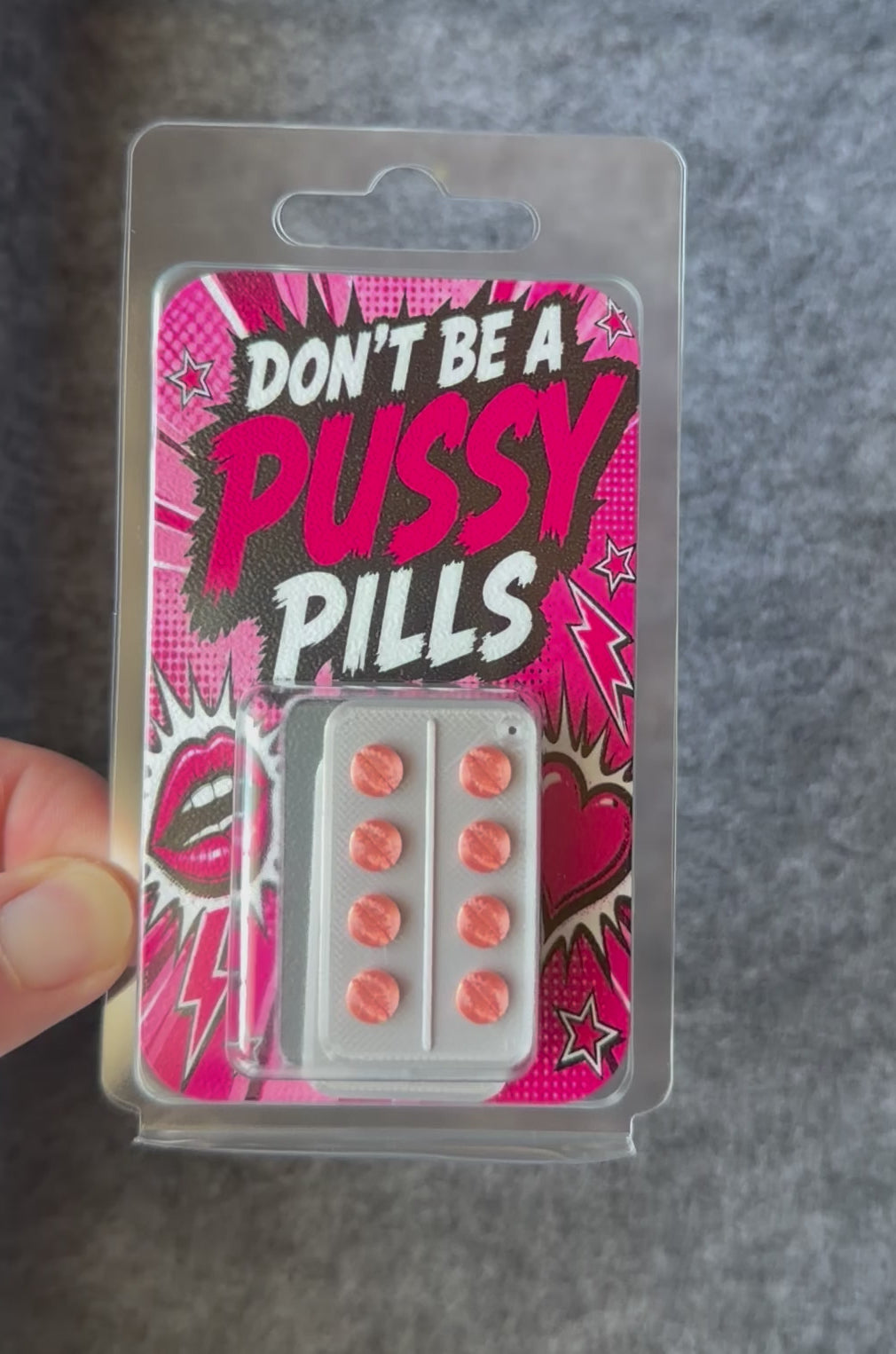 Don’t be a Pussy Pillen Scherzartikel